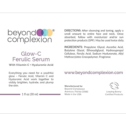 Glow-C Ferulic Serum With Vitamin C and Hyaluronic Acid