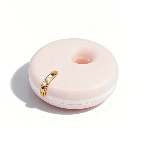 Maobuli Cute Retainer Case for Women, Small Aligner Box for Travel, Stylish Night Guard Container, Sleek Retainer Holder Compatible with Invisalign (Pink)