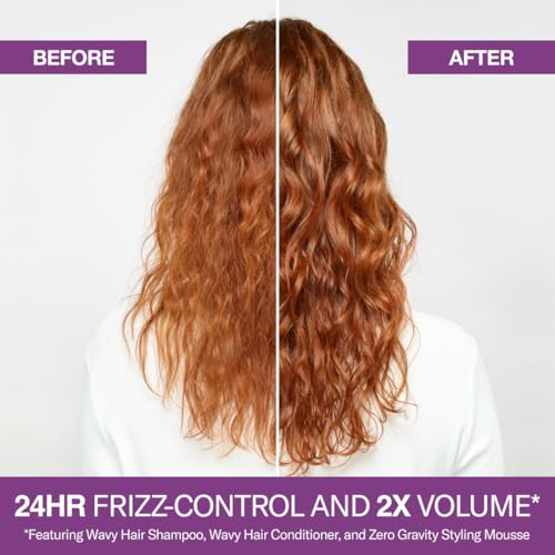 Function of Beauty Wavy Hair Shampoo & Conditioner XL Set - Sulfate-Free Shampoo & Conditioner Duo for Natural Wavy Texture - Lightweight, Anti-Frizz, Strengthening & Hydrating - Hair Care Products