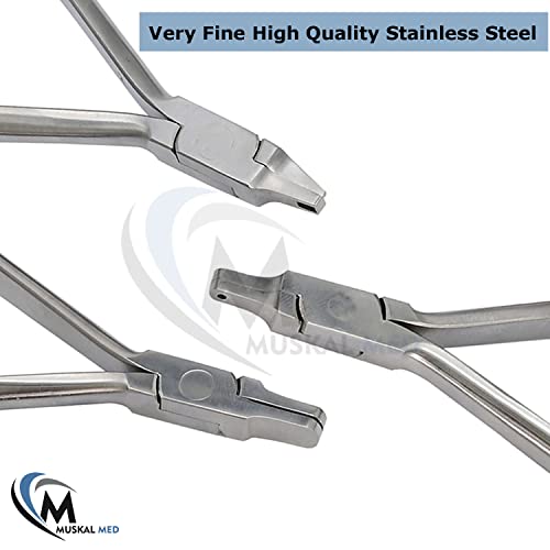 Set Of 5 Orthodontic Dental Pliers Thermal Forming Retainer Clear Aligner Braces Plier