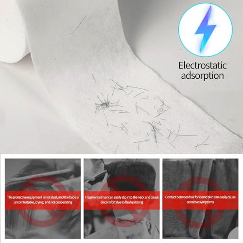 Pro 10 Rolls Neck Strips Hair Cutting Tool For Barber Shop Supplies Cutting Accessories Neck Paper