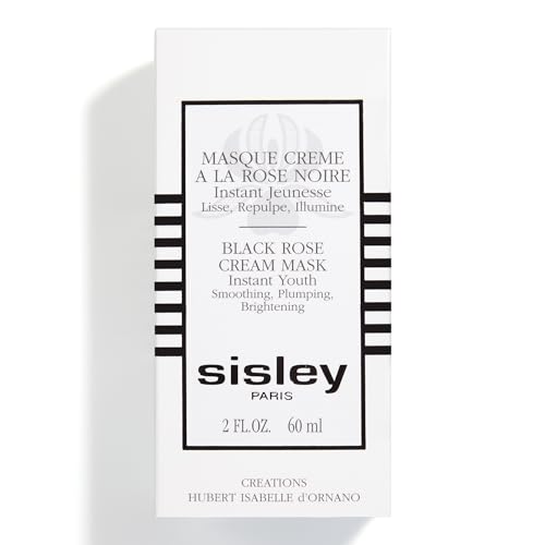Sisley Paris Black Rose Cream Mask - 60 mL - Instant Youth Face Mask to Smooth, Plump & Illuminate Skin
