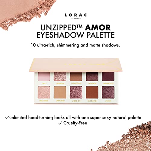 LORAC Unzipped Eyeshadow Palette, Matte And Glitter Finish