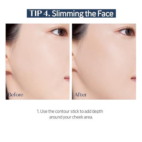 ETUDE Reborn Maker Contour Stick Bronzer - Cool Toned | Naturally Sculpting & Define | Creamy Formula for Seamless Blending | Multi-purpose Contour Stick for face | Korean Makeup, Kbeauty