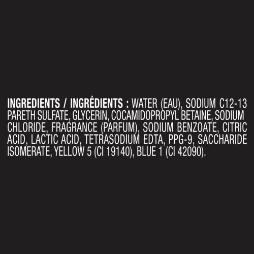 AXE Body Wash Black 4 Count 12h Refreshing Scent Cleanser Frozen Pear & Cedarwood Men's Body Wash with 100% Plant-Based Moisturizers 16 oz