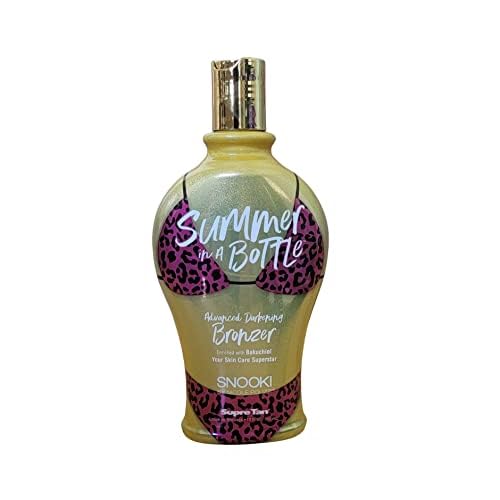 Snooki Summer in a Bottle Advanced Darkening Bronzer Tanning Lotion 12 oz