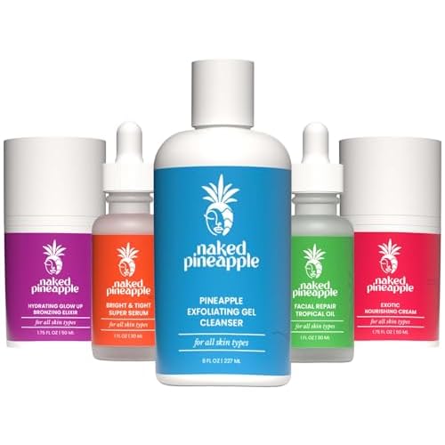 VIP Bundle - Gel Cleanser, Super Serum Facial Repair, Nourishing Cream, and Bronzing Elixir - Your Glow-Up Essentials