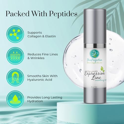 Expression Line Deep Wrinkle Anti-Aging Serum Matrixyl 3000 Argireline Syn-Ake Snap 8 Spin Trap Hyaluronic Acid Crow's Feet Forehead Skin Perfection