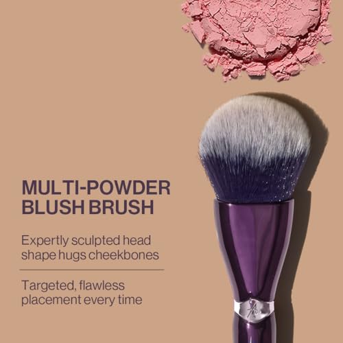 Anisa Beauty Multi-Powder Blush Brush for Flawless Powder Application - Soft Vegan Fibers - Ideal for all powder blush formulas - Cruelty-Free Makeup Tool