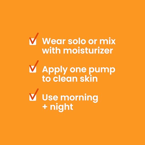 Burt's Bees Vitamin C Turmeric Facial Serum, Brightens Skin & Visibly Reduces Dark Spots, Fine Lines & Wrinkles, Naturally Hydrating, Lightweight - Brightening Booster (1 oz)