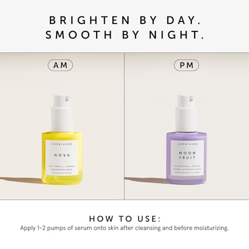 HERBIVORE AM to PM Set | Nova Serum + Moon Fruit Serum