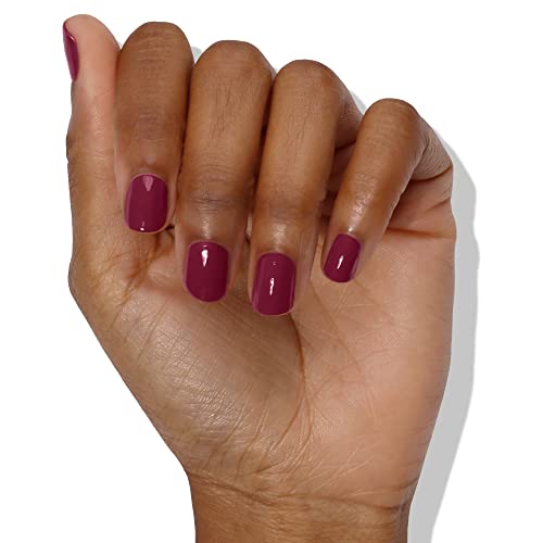 LONDONTOWN lakur Nail Polish - Chip-Resistant, Non-Toxic, Conditions & Hydrates Nails | Glossy Raspberry, Flirty & Thriving, .40 fl oz