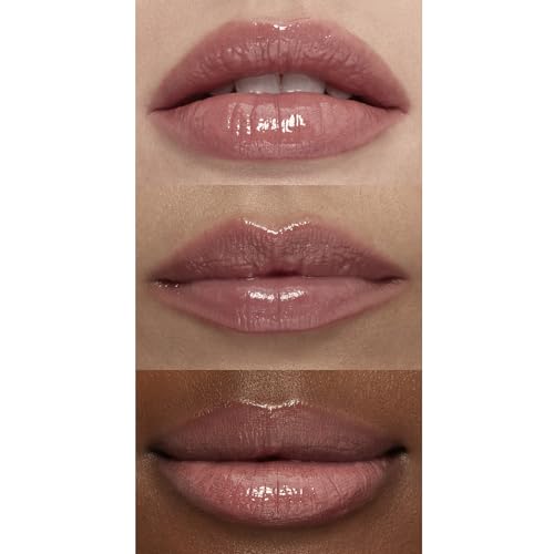 e.l.f. Sun Boss Gloss SPF 25, Pigmented Lip Gloss For A High-Shine Finish, Moisturizing & Conditioning Formula, Vegan & Cruelty-Free, Pink-Me Girl