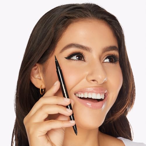 tarte double take eyeliner ? 2-in-1 Pencil Eyeliner for Bold All-Day Wear, Waterproof, Easy to Apply, Vegan, Cruelty-Free