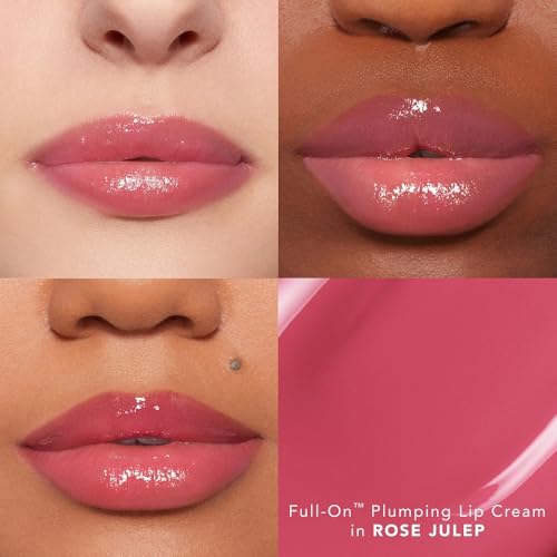 Buxom Plump Shot Peptides Lip Serum, Filler, Brandi, Rose Julep