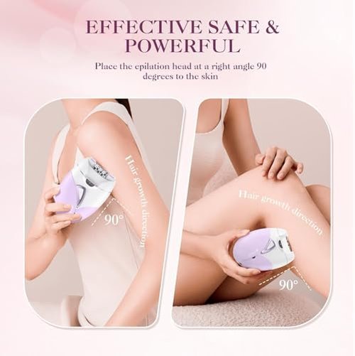 Epilator,Epilator for Women Facial Hair Removal Rechargeable,2 Speeds Hair Removal,HairRemoval Device with 36 Tweezers,Hair Removal forWomen Legs/Face/Bikini/Arms,Womens Electric Shaver Smooth Skin