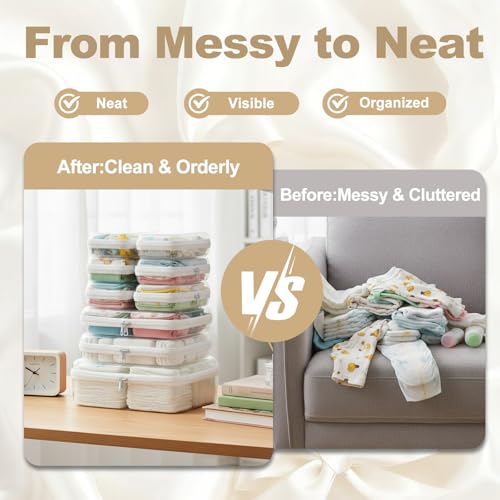 9 pcs Zipper Pouches Nesting Set, Hard Shell Toiletry Bag, Stackable Travel Organizer, Cosmetic Bags, Transparent Diaper Bag, Storage Cases (1 Tall M + 2M + 6S)