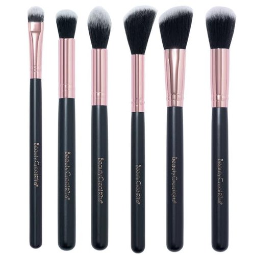 24 Piece Brush Set with Matching Travel Case Container (Unbothered)