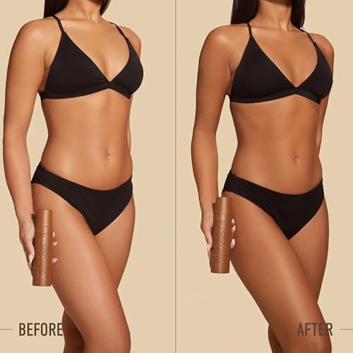 Nuda Self Tanning Mousse | Lightweight Sunless Tanning Lotion | Cruelty Free Body Self Tanner Mousse with Natural Ingredients | Bronzing Lotion at Home (190mL, Ultra Dark)