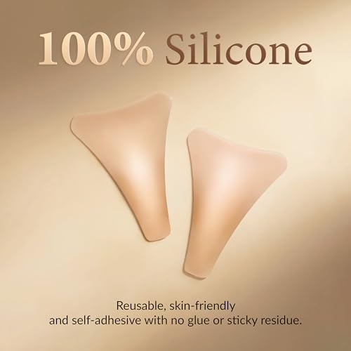 Anti Camel Toe Underwear - Silicone Camel Toe Concealer for Swimsuit, Underwear, 2-Pack, Nude, Y Shape