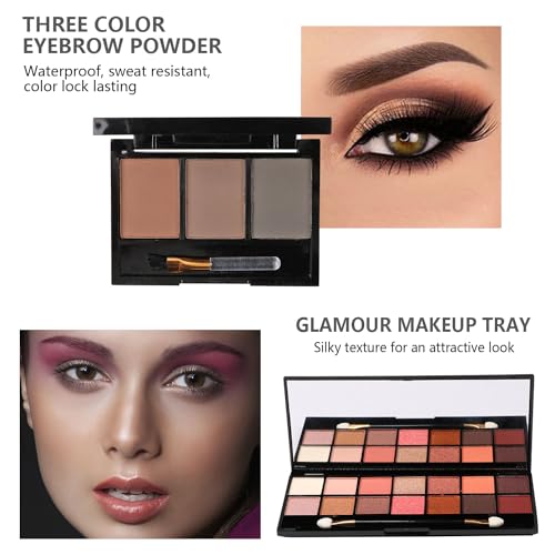 All In One Makeup Set,makeup set for girls,Makeup Gift Set for Women & Girls,Make up Cosmetic Storage,Rainbow Gift Cosmetic Case