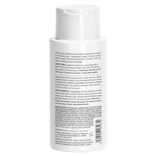 COLOR WOW Curl Wow Hooked 100% Clean Shampoo with Root-Locking Technology ? Rich-lathering, sulfate-free formula leaves no residues + helps anchor hair to stop shedding