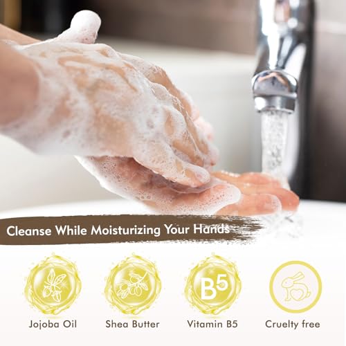 ROMIIE ZOI Lemon Scent Liquid Hand Soap Refills - Natural, Gentle & Moisturizing Formula - Family Size 3 Pack, Ideal for Liquid Soap Dispensers in Kitchen & Bathroom