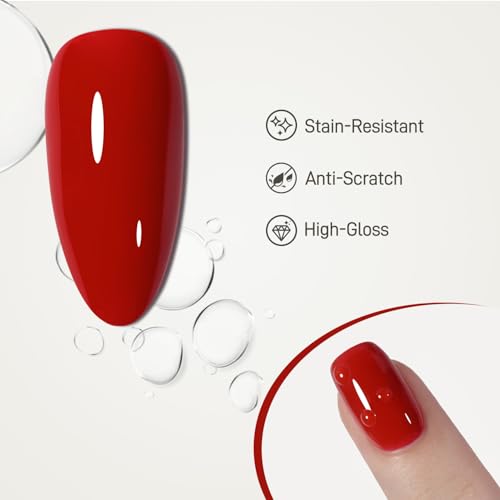 GAOY Crystal Gel Top Coat for Gel Nail Polish, 16ml No Wipe Clear Finish, High Shine for Long Lasting UV Light Cure Nail Art at Home