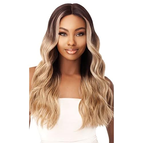 Outre Synthetic I-Part Swiss Lace Front Wig STEVIE (1B)