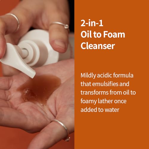 Fraijour Alchemic Ginsenoside Oil to Foam Cleanser ? Oil-to-Foam Facial Cleanser with Ginsenoside, PHA & LHA, Gently Removes Makeup & Impurities, Hydrating & Exfoliating, 7.41 oz.