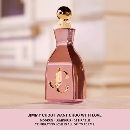 Jimmy Choo - I Want Choo With Love Eau de Parfum - Women's Fragrance - Floral & Ambery - With notes of Orange Flower Petals, Rose & Vanilla