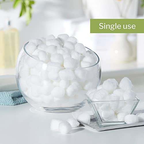 McKesson Cotton Balls [2000 Count] Bulk, 100% Pure Cotton Balls for Face, Nail Polish Remover, Makeup, Medium