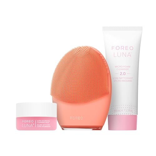FOREO LUNA 4 Face Cleansing Brush | Firming Face Massager | Anti Aging Face Care | Enhances Absorption of Facial Skin Care Products | Simple Skin Care Tools