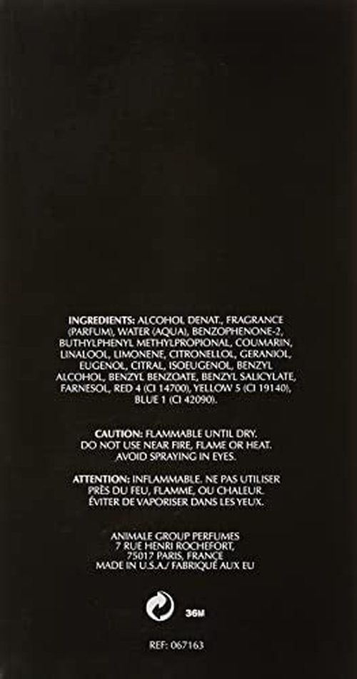 Parlux Fragrances Animale Animale By Parlux Fragrances For Men. Eau De Toilette Spray 3.4-Ounces