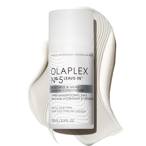 Olaplex N¨¬. 5 Leave-In Conditioner: Moisturizes & Mends Split Ends | Reduces Breakage & Repairs, Protects Damaged Hair | For Coily, Curly, Straight, and Wavy, Stocking Stuffers, 100 mL / 3.3 Fl. Oz.