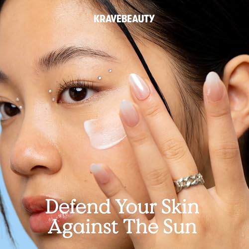 KraveBeauty Beet The Sun SPF 40 Duo ? Korean-Inspired Daily Broad Spectrum Sunscreen, Non-Greasy, No White Cast, Vegan & Cruelty-Free, 1.7 fl oz x2