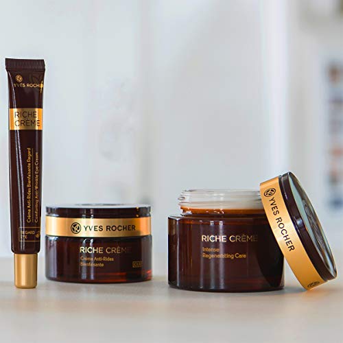 Yves Rocher Eye Cream Riche Cr?me Comforting Anti-wrinkle with precious oils, for Mature Skin + Dry skin, 14 ml tube