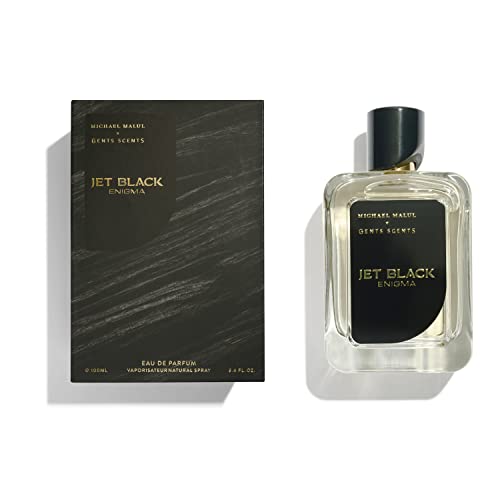 Michael Malul Jet Black Enigma Eau de Parfum for Men - 100ml | 3.4oz