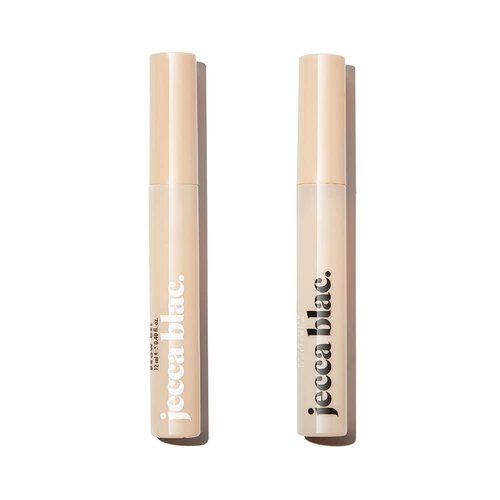 Jecca Blac Brow Seal and Block, Bundle, Waterproof Formula, Seamless Base for Fully Concealing and Blocking Brows, Fluffs and Shapes, Gender Neutral and LGBTIQA+ Inclusive Make Up, 2 x 0.41 fl oz