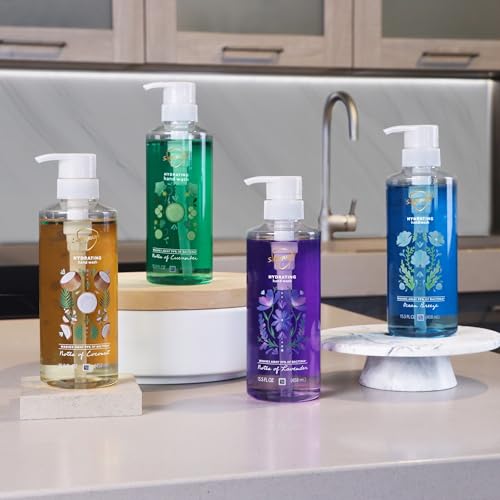 Safeguard Liquid Hand Soap, Micellar Deep Cleansing, Washes Away 99% Bacteria, Made with Natural Moisturizers, Enriched with Skin Conditioners, PH Balanced, Coconut Scent 15.5 oz