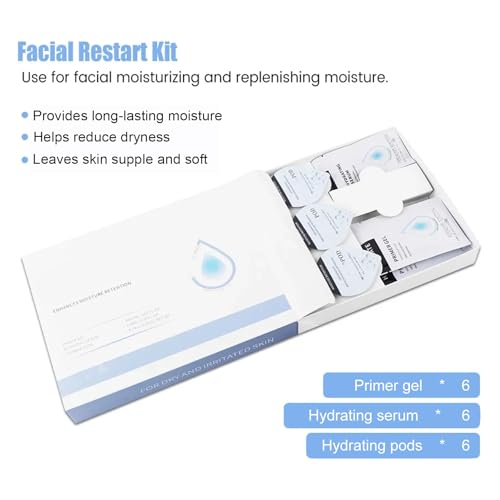 Oxygen Bubble Refill Kit (5 Sets) - 30 Pods + Primer Gel + Serum for CO2 Facial Machine | Salon & Home Spa System