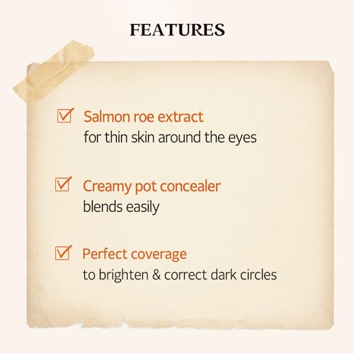 Salmon darkcircle concealer cream #1 (0.35oz/10g)