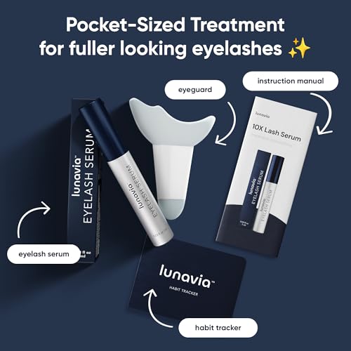 Eyelash Serum - Peptide & Botanical Lash Conditioner for Healthier, Stronger-Looking Lashes - Nourishing Lash Serum with Ginseng Extract for Daily Lash Care