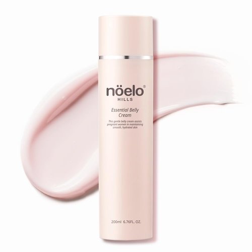Noelo Hills Advanced Stretch Mark Cream for Pregnancy, Weight Gain, Growth Spurts - Pregnancy-Safe - Korean Skincare - Clinically Proven - Ultra Clean Ingredients - Fragrance Free - Vegan - 6.76 fl oz