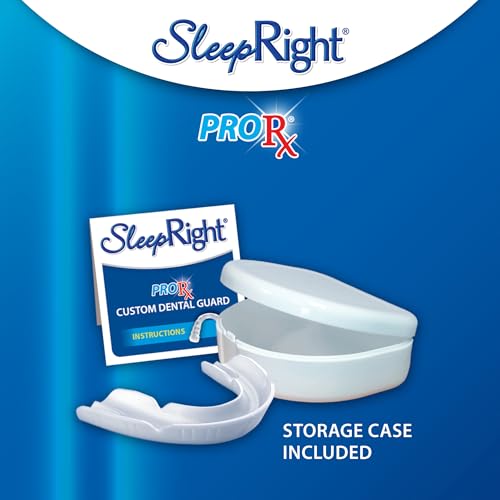 SleepRight ProRx Custom Dental Guard ? Mouth Guard for Grinding Teeth at Night, Night Guards for Teeth Grinding, Comfortable Dental Guard for Sleeping, Custom Fit Teeth Grinding Protection