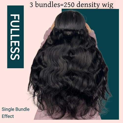 Raw Bundles Human Hair Body Wavy Human Hair Bundles 16 18 20 inch Thick Ends No Tangle Shedding 15A Raw Indian Hair Triple Lifespan 3X