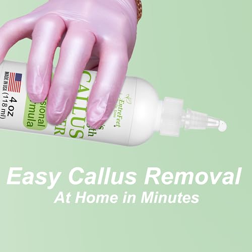 Dr. Entre's Callus Remover Gel: Extra Strength Callus Remover for Feet, Foot Callus Remover, Foot Care, Pedicure Tools Supplies, Dead Skin Remover, 4 oz