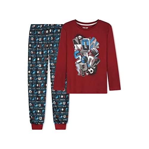 Sleep On It Boys Pajama Pant Set Long-Sleeve Shirts and Pajama Pants Kids Sleepwear With Fun Prints & Comfortable Fit