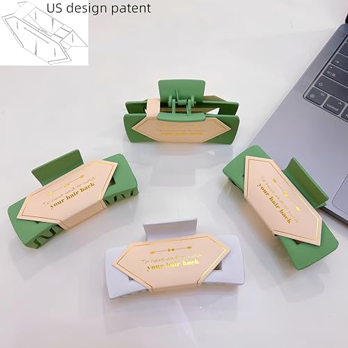 Bridesmaid Scrunchies Proposal Gifts square 4.1inch Bachelorette Hair Claws Clips Girls heart sunglasses headband gift for Wedding Party Favors (Sage Green)