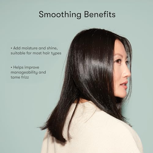 Odele Smoothing Sulfate-Free Shampoo for Extra Moisture, Frizz Control, Shine, and Straight to Curly Hair Types, 32 Fl Oz